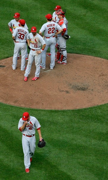 Lackey lacks control in Cardinals' 10-3 loss to Baltimore